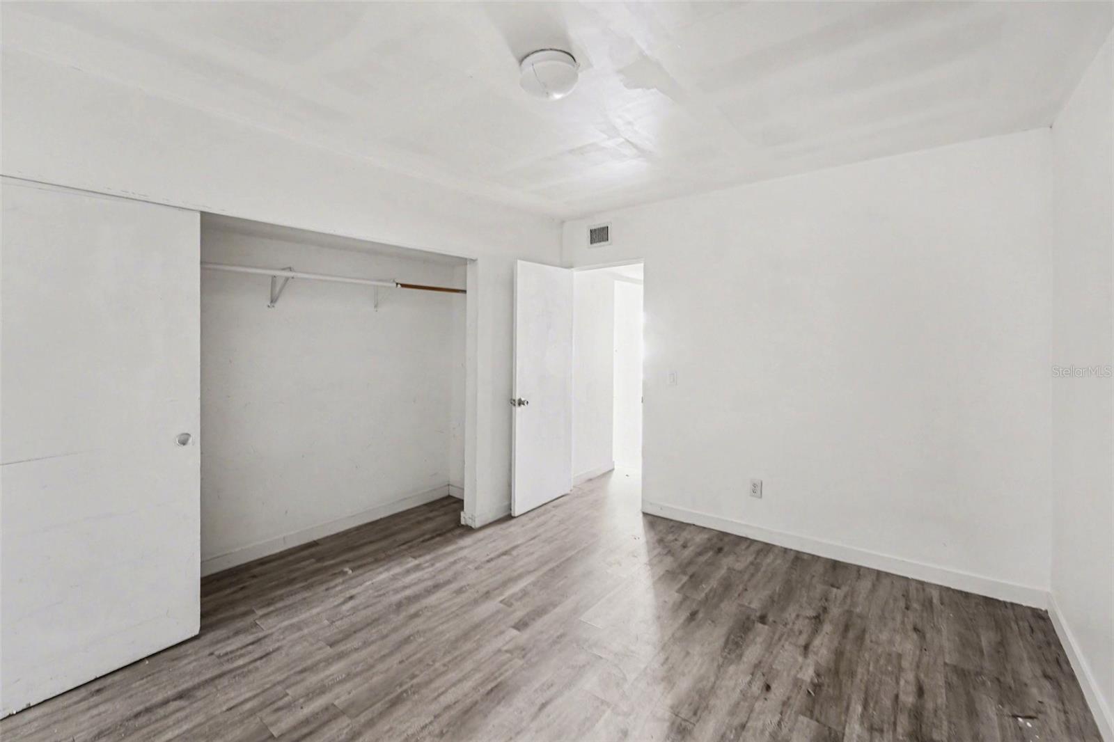 Bedroom #1 features a spacious closet