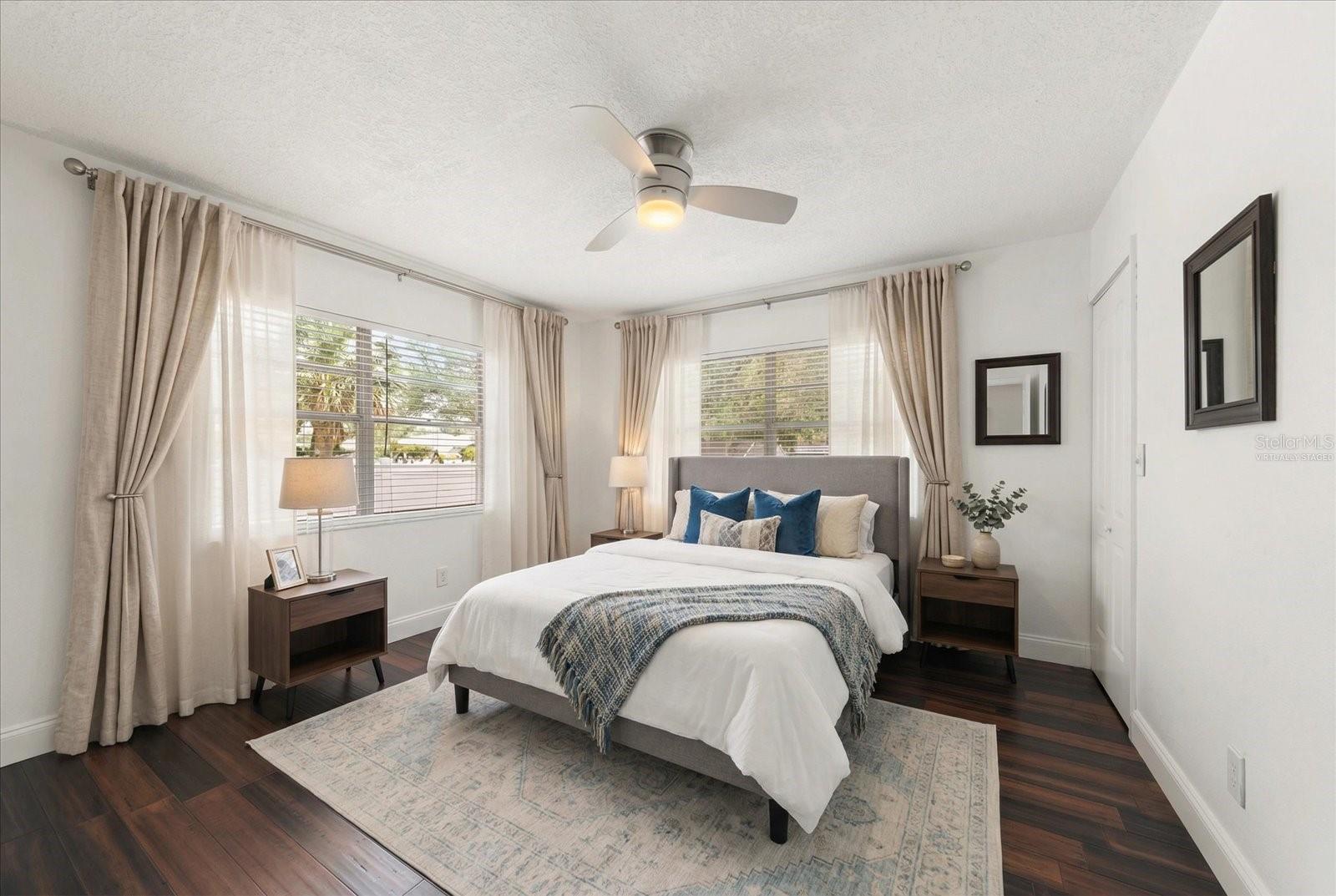 Virtually Staged Bedroom