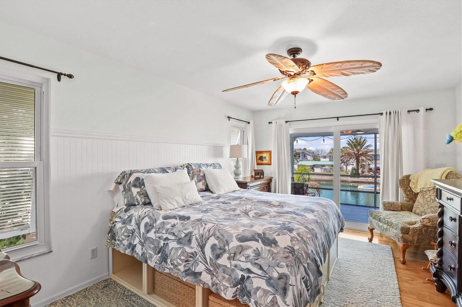 Primary Bedroom with Canal Views