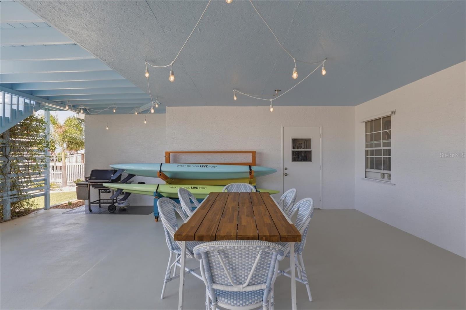 Downstairs Back Porch