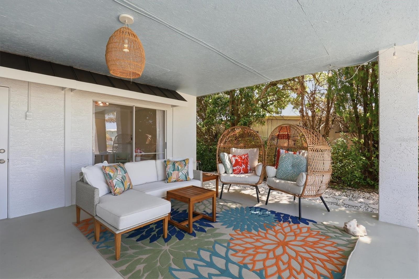 Downstairs Back Porch