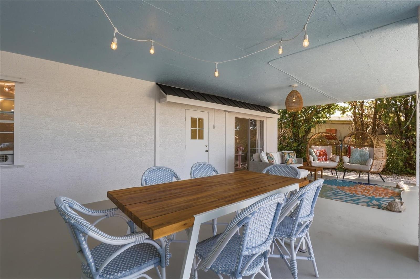 Downstairs Back Porch