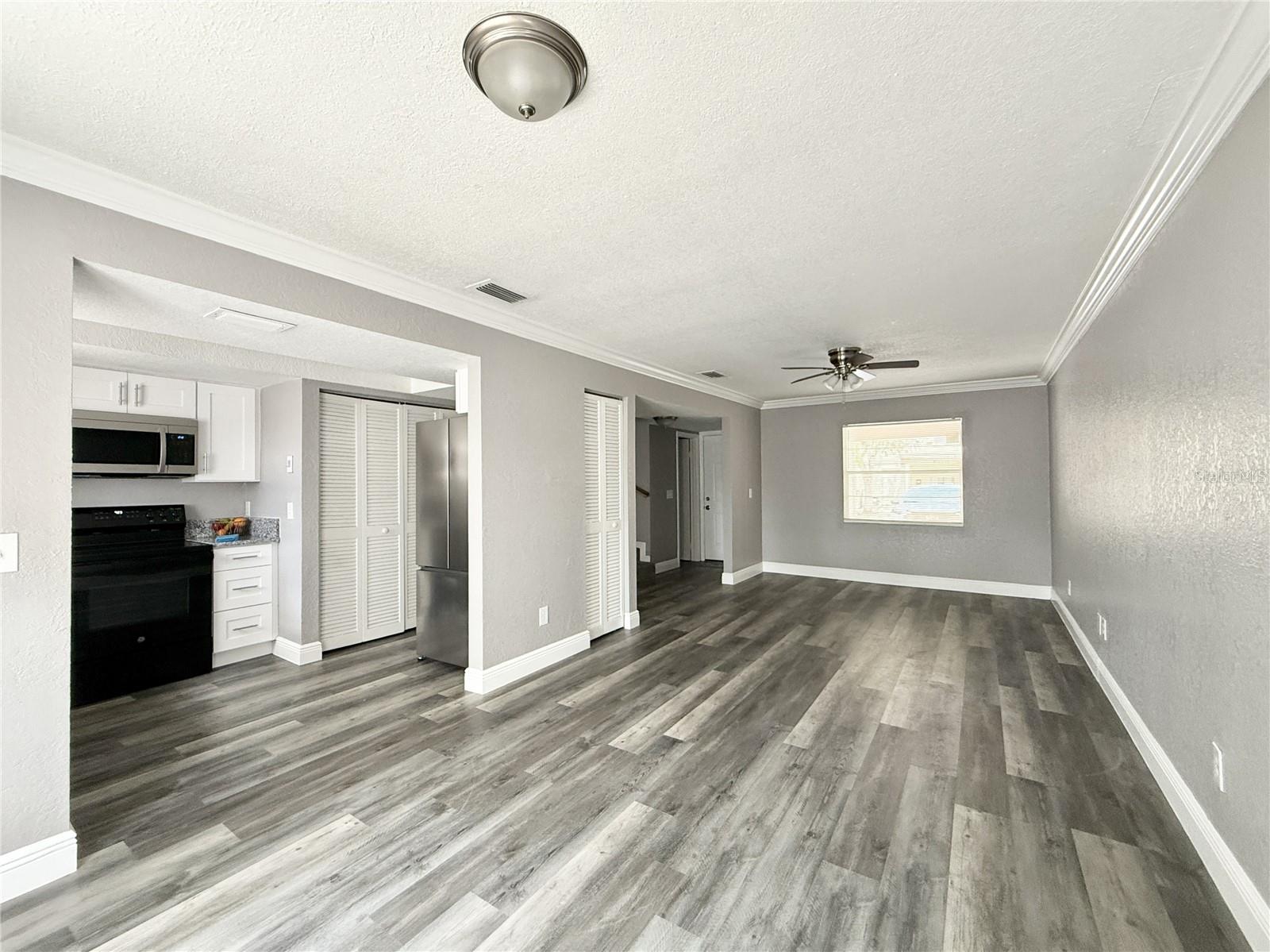 Kitchen - Living and Dining