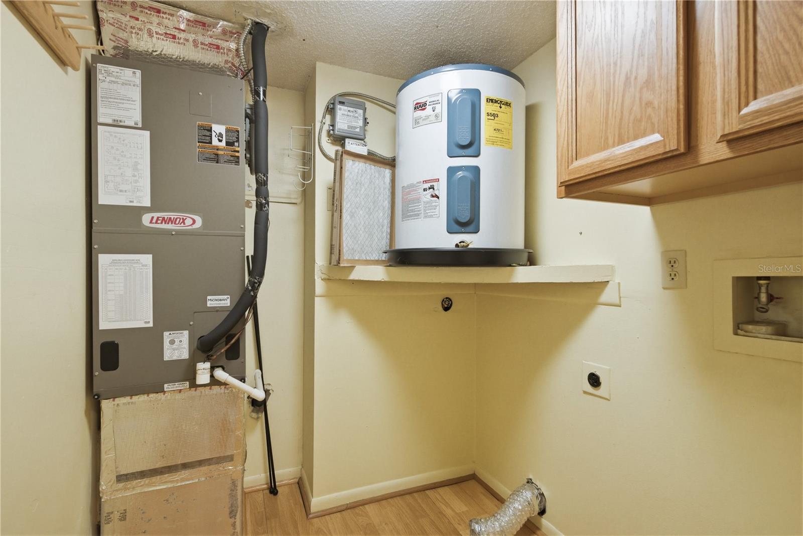 AC, Water Heater and Laundry Room