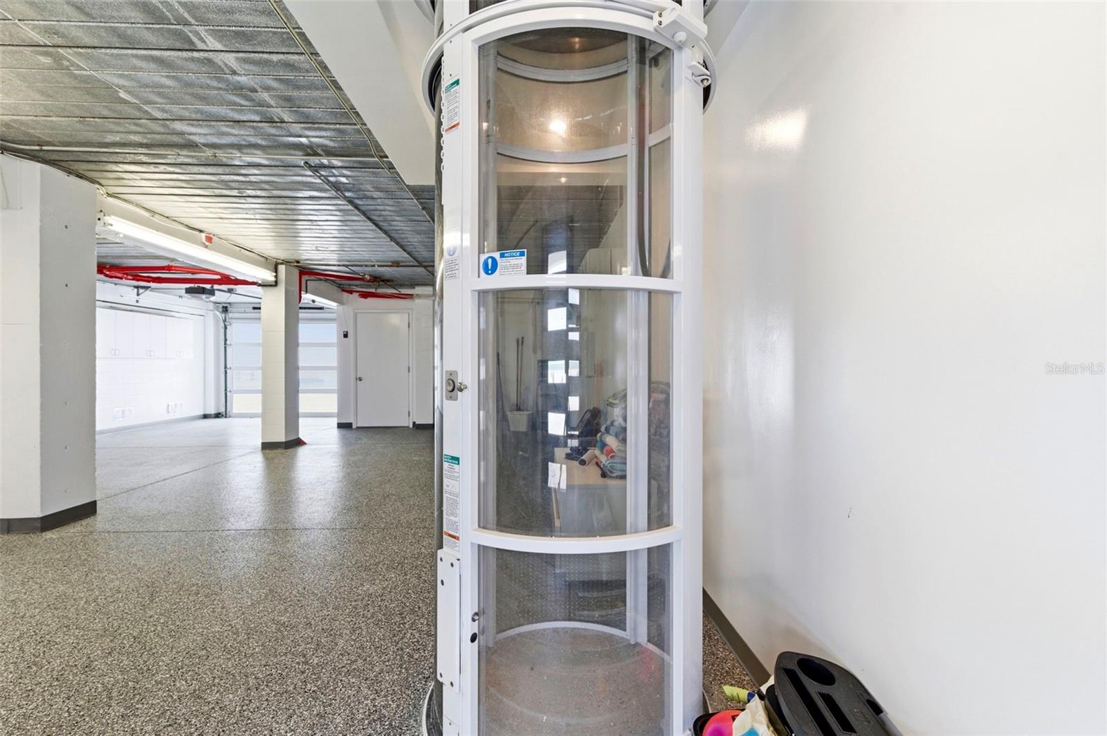 Glass Elevator Ground Level