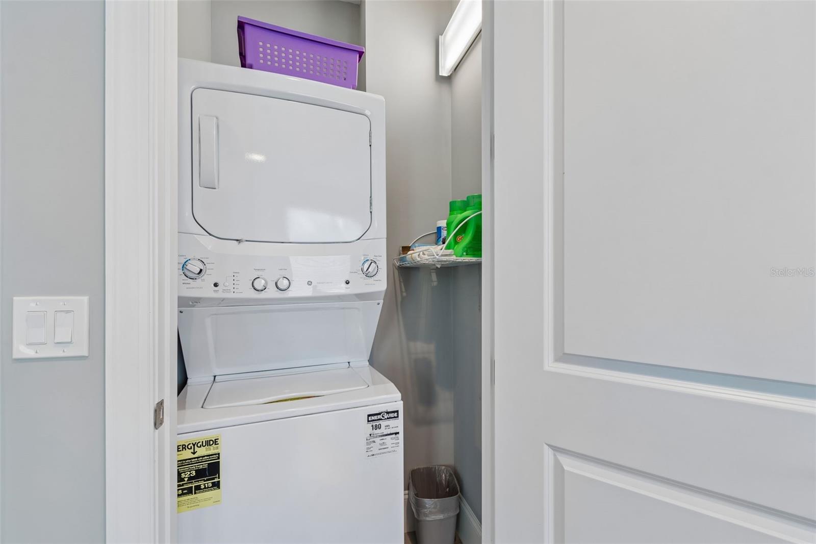 2nd level laundry closet