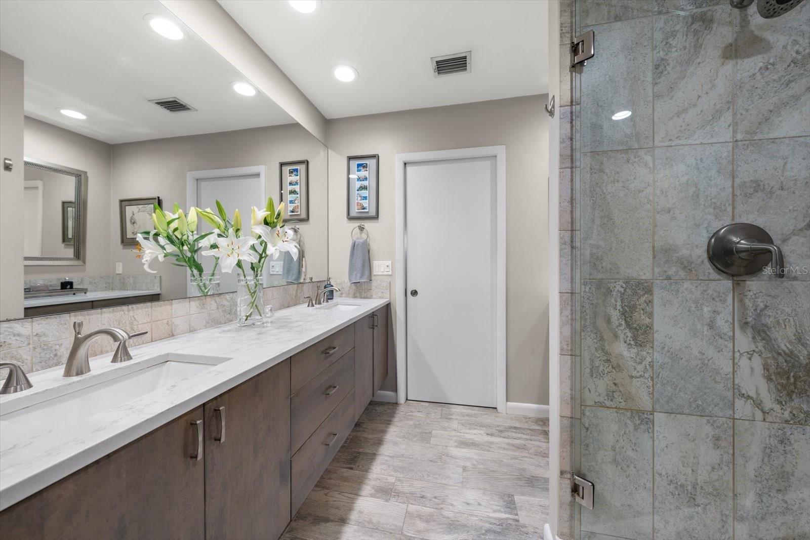 Front of Bathroom from the Shower Door