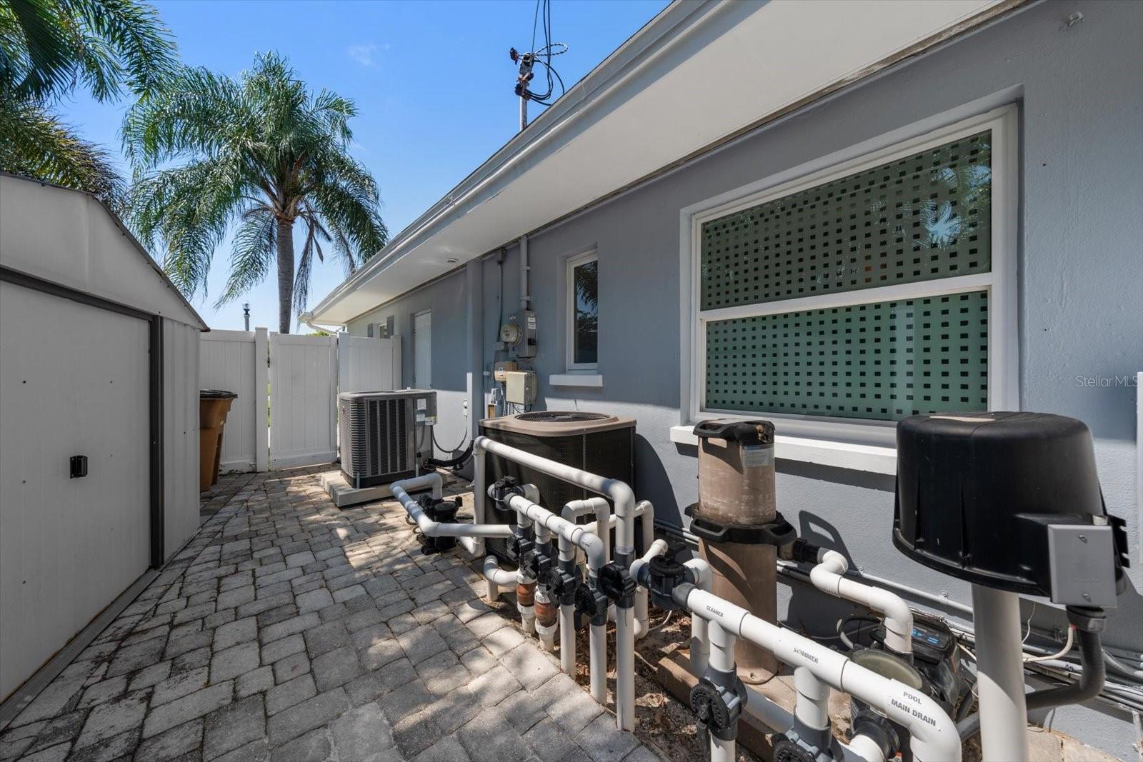 Pool and A/C Equipment