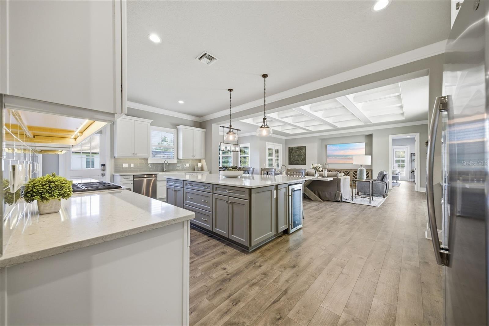 Kitchen to Family Room