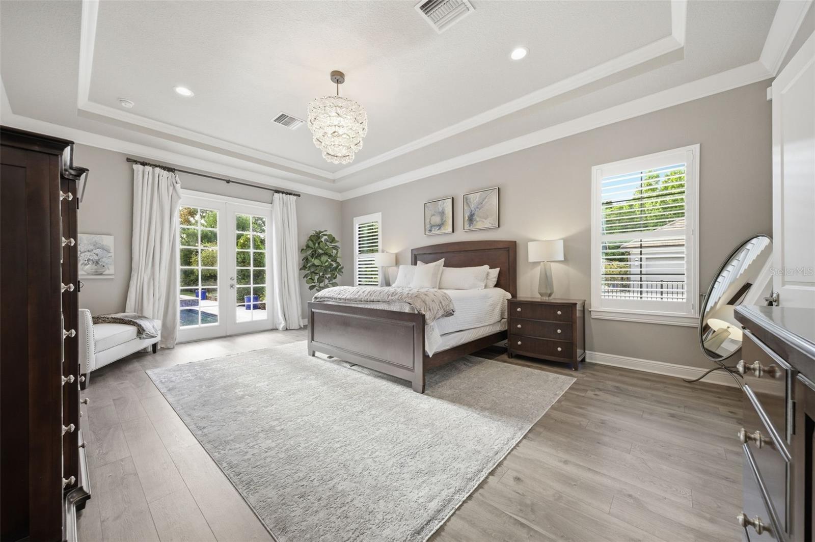 Primary Bedroom, access to Lanai