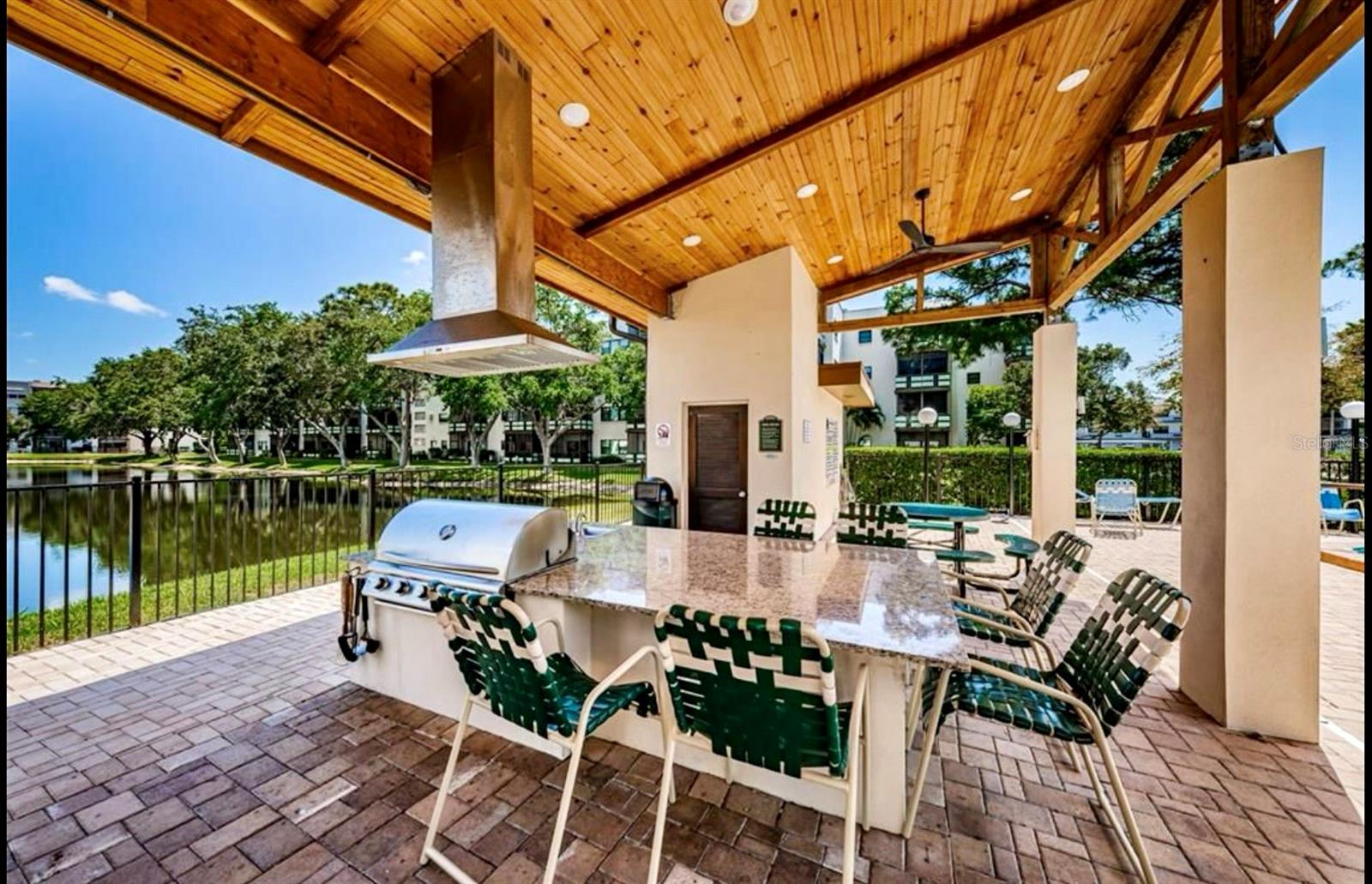 Outdoor Kitchen and Grill area