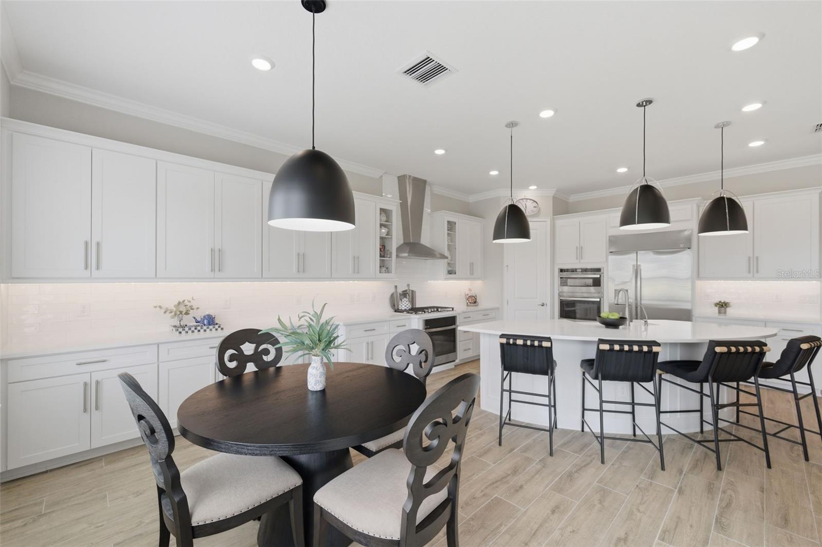 dinette off of kitchen