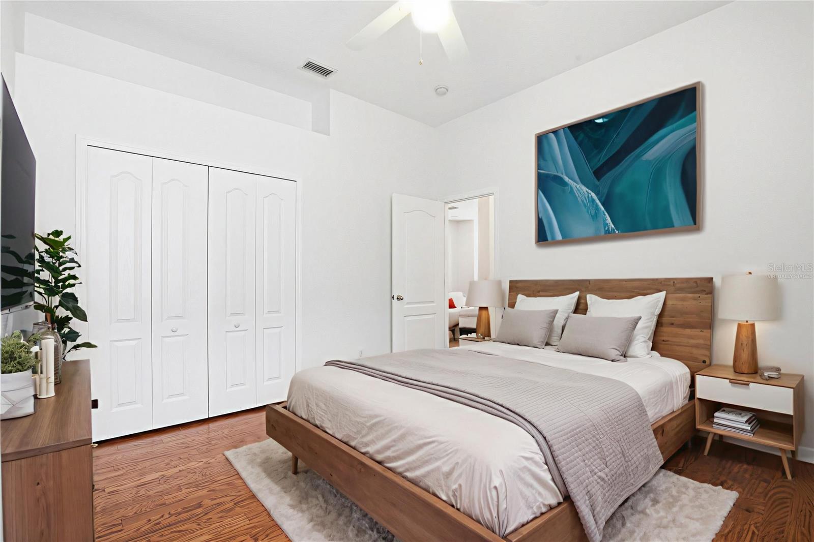 Virtually Staged: Bedroom One