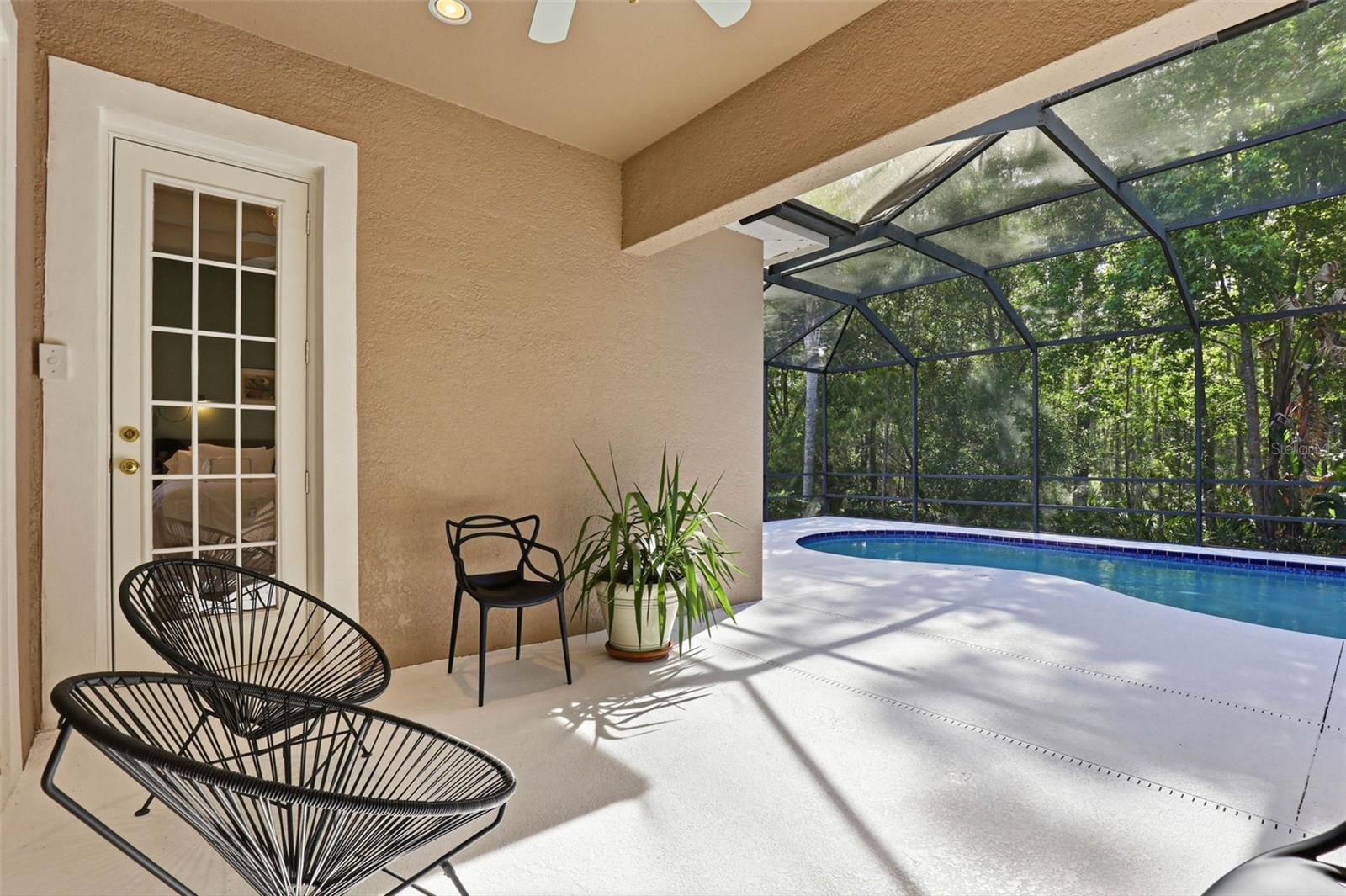 Covered Seating Area