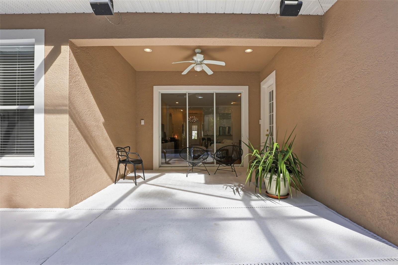 Covered Seating Area