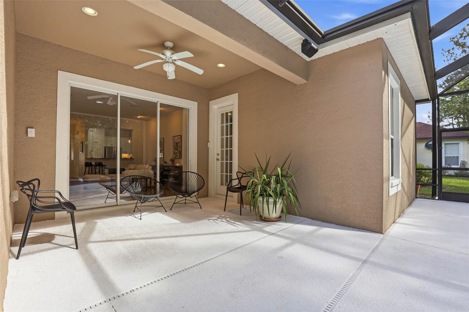 Covered Seating Area