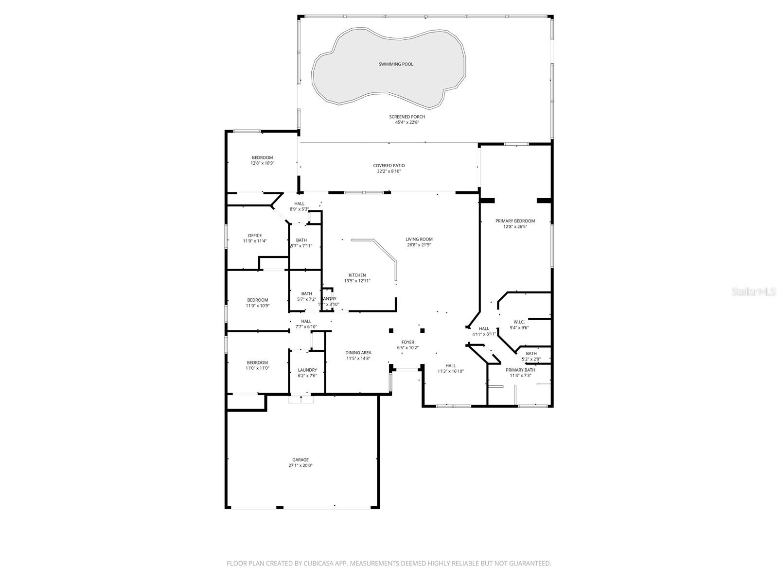 Floor Plan - 4 Bed, 3 Car Garage Home with Den, Separate Formal Dining, and Additional Flex Space