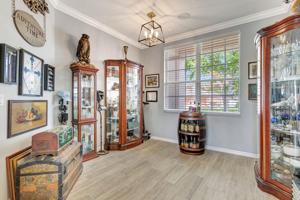 Additional Flex Space in Home next to Entry - Great for Office, Wine Room, Collector's and more!