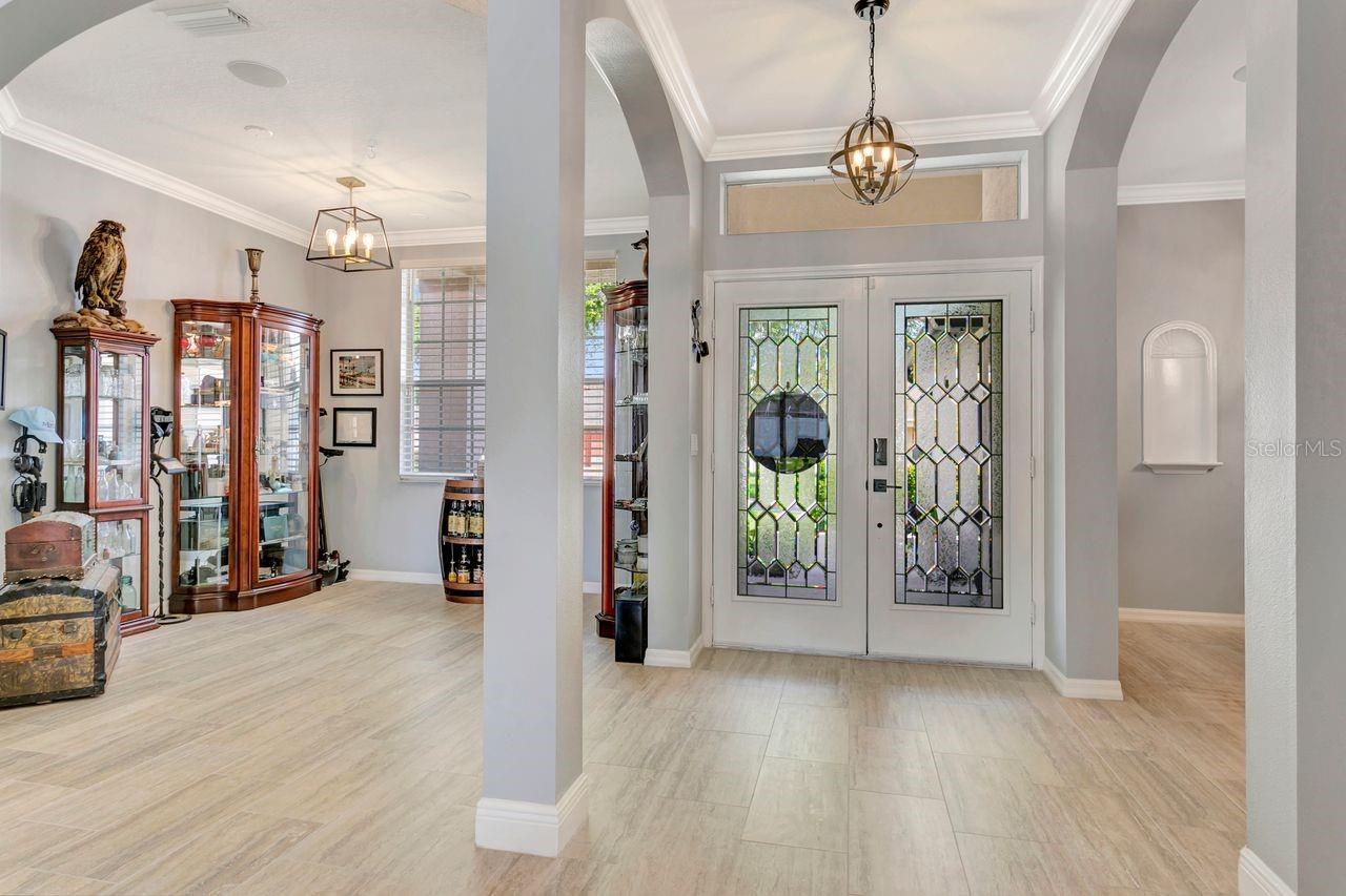 View of Foyer, Entry, and Flex Space