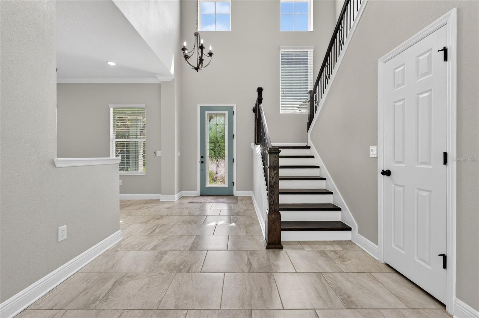 View of Entryway and Dining Room