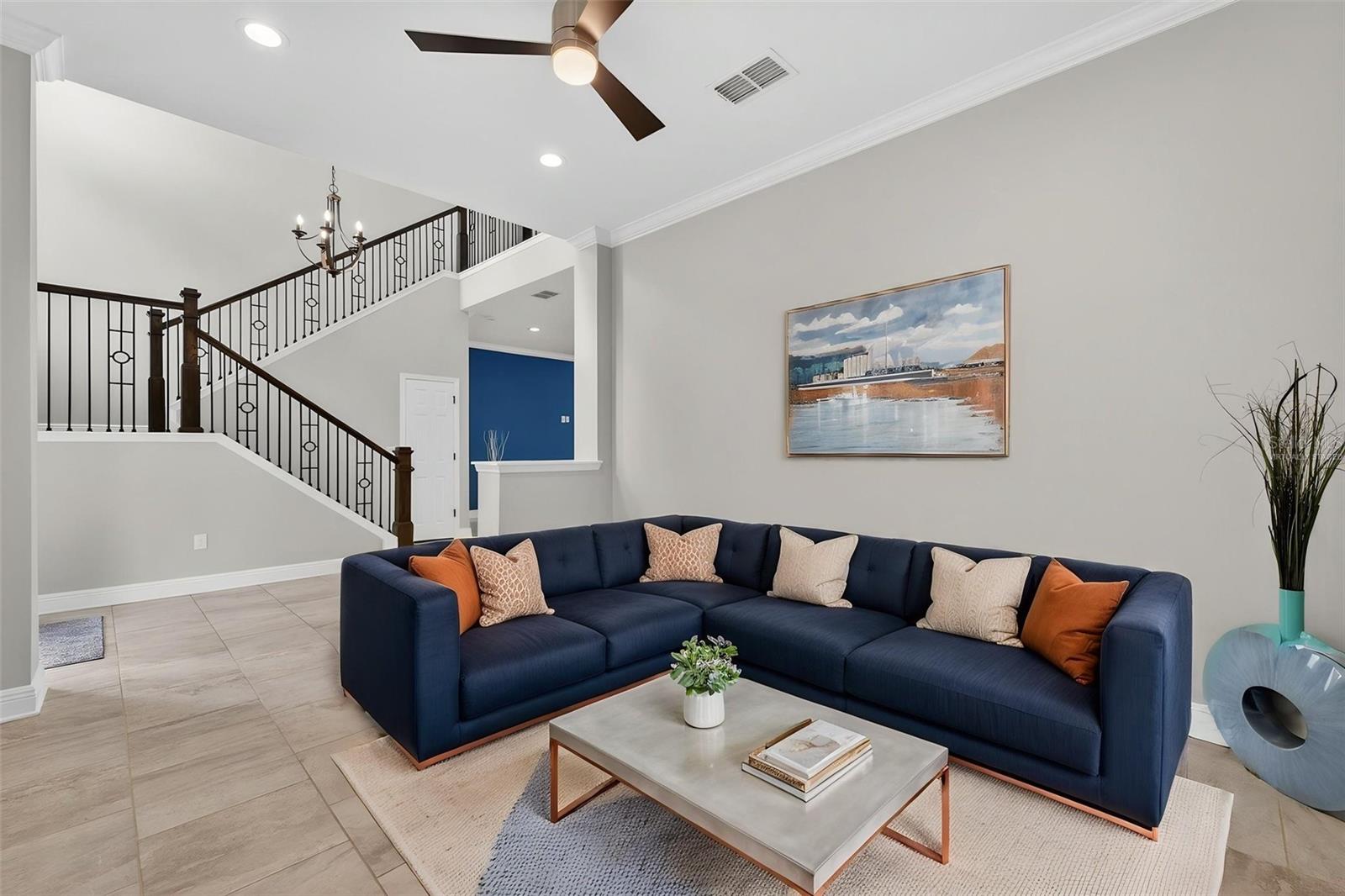 Virtually Staged Flex Room