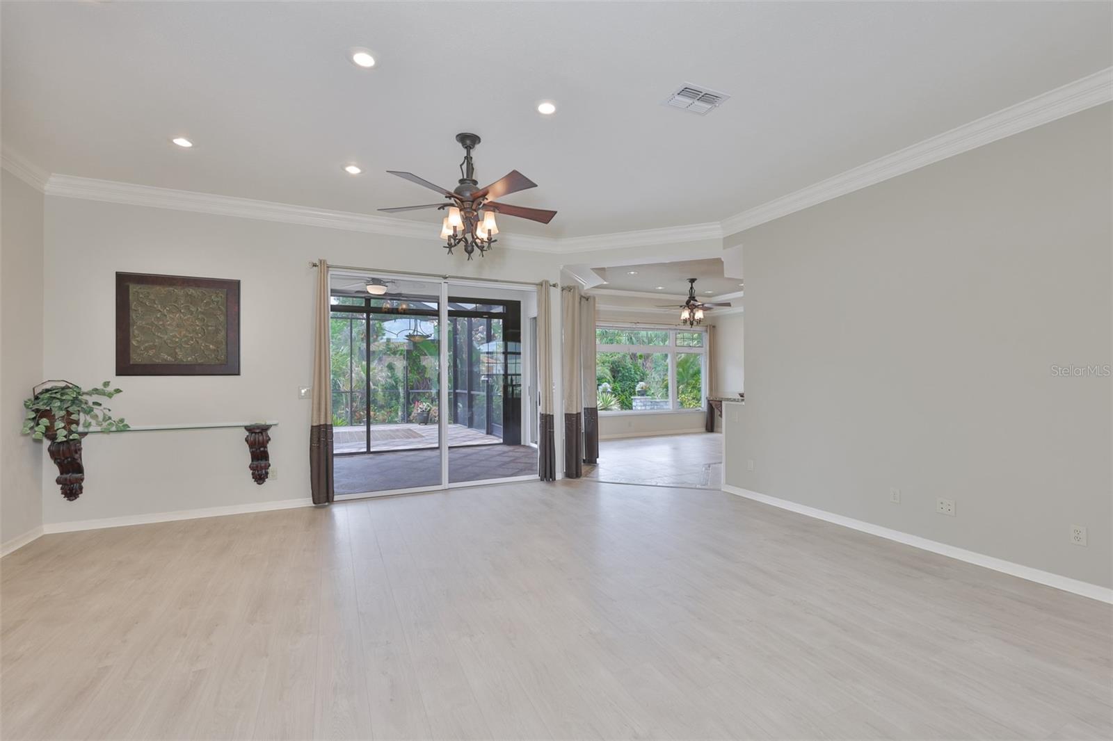The open floor plan allows for full enjoyment of the home with lots of sunshine filling every room.