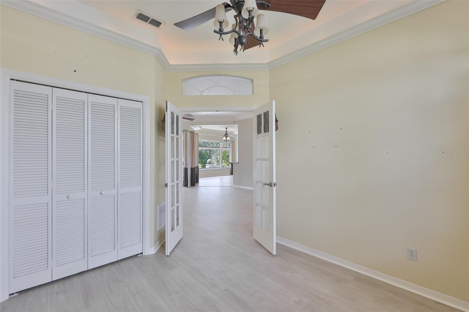 Since there is a large closet for storage, this can be a fourth bedroom, office, craft or game room.