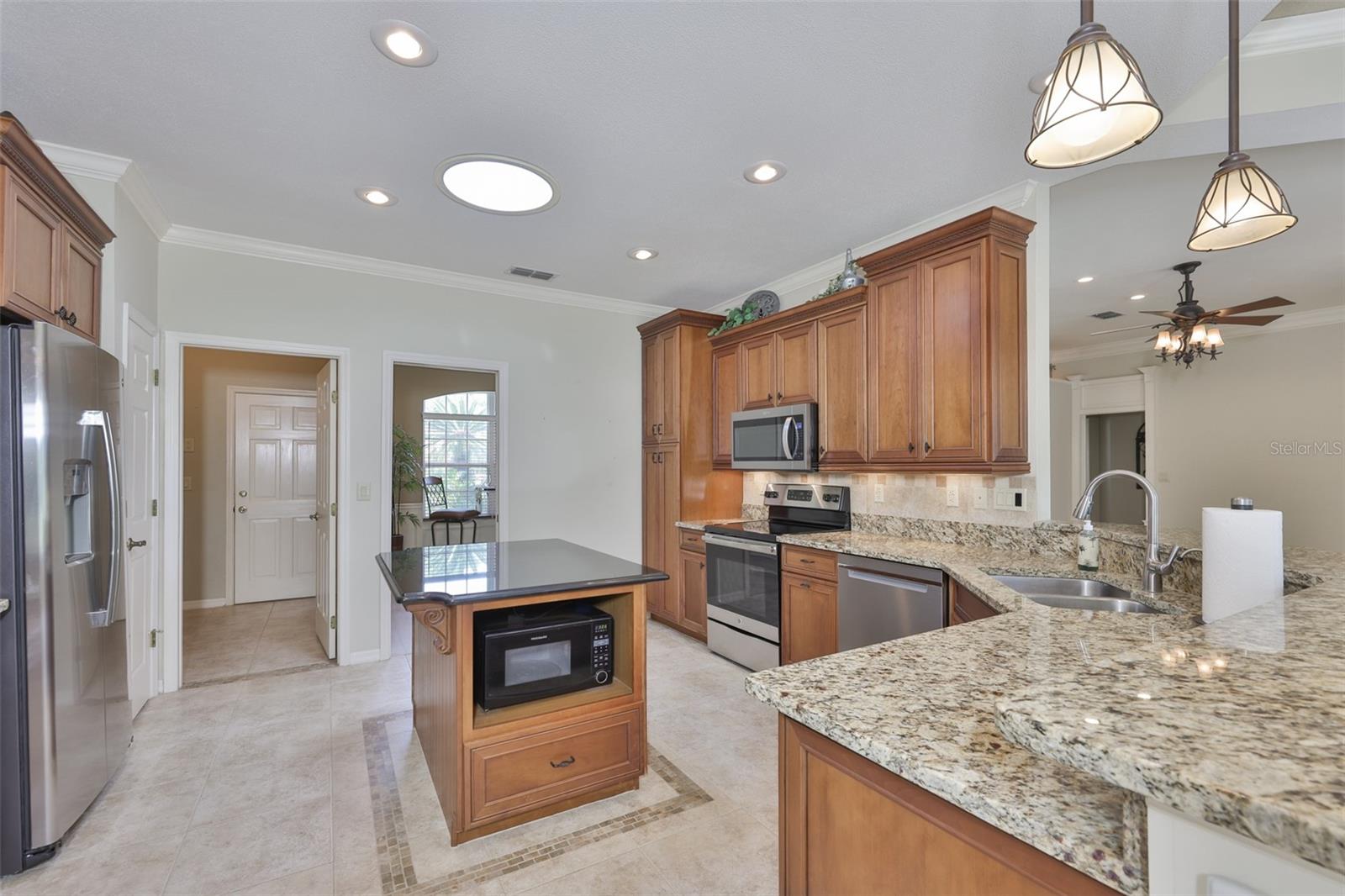 LOTS of storage with two pantries, PULL OUT drawers and lots of counter top space for multiple cooks.