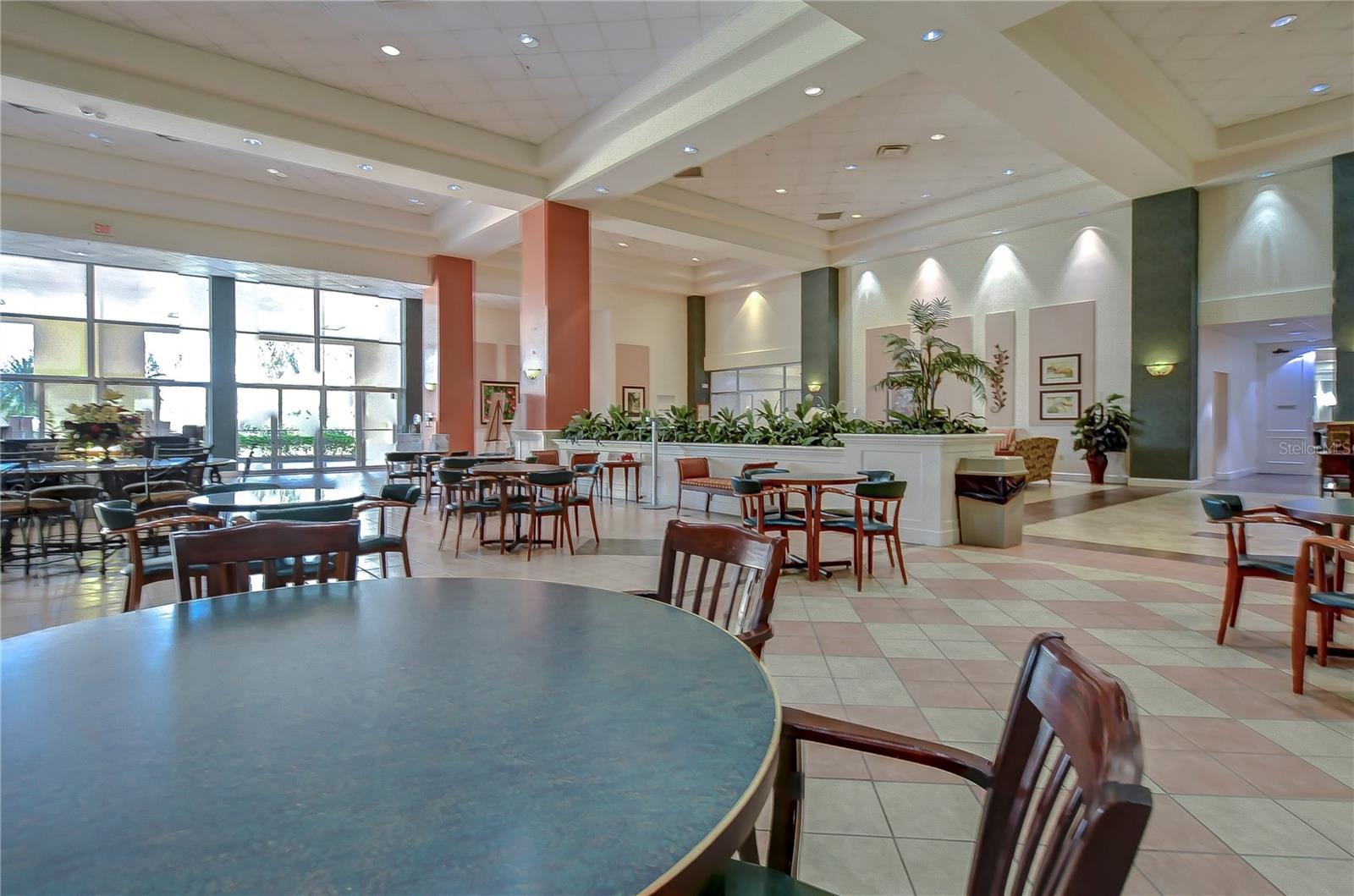 Multiple clubhouses offering social and recreational activities.
