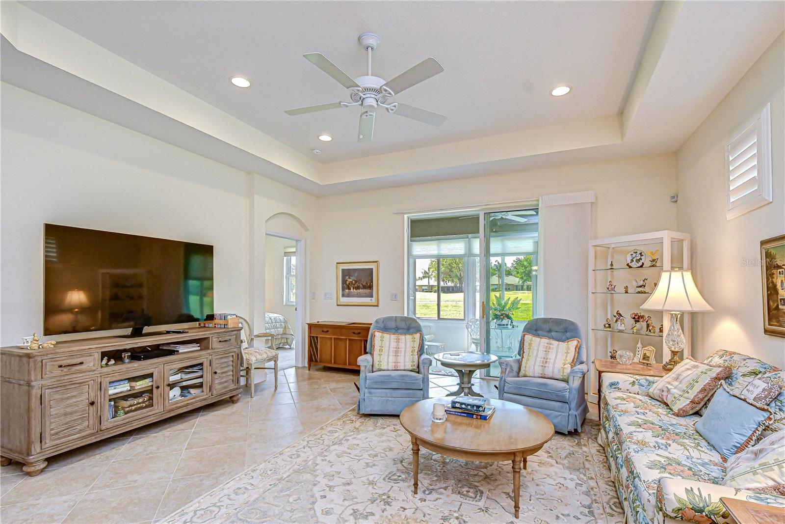 Spacious great room filled with natural light.