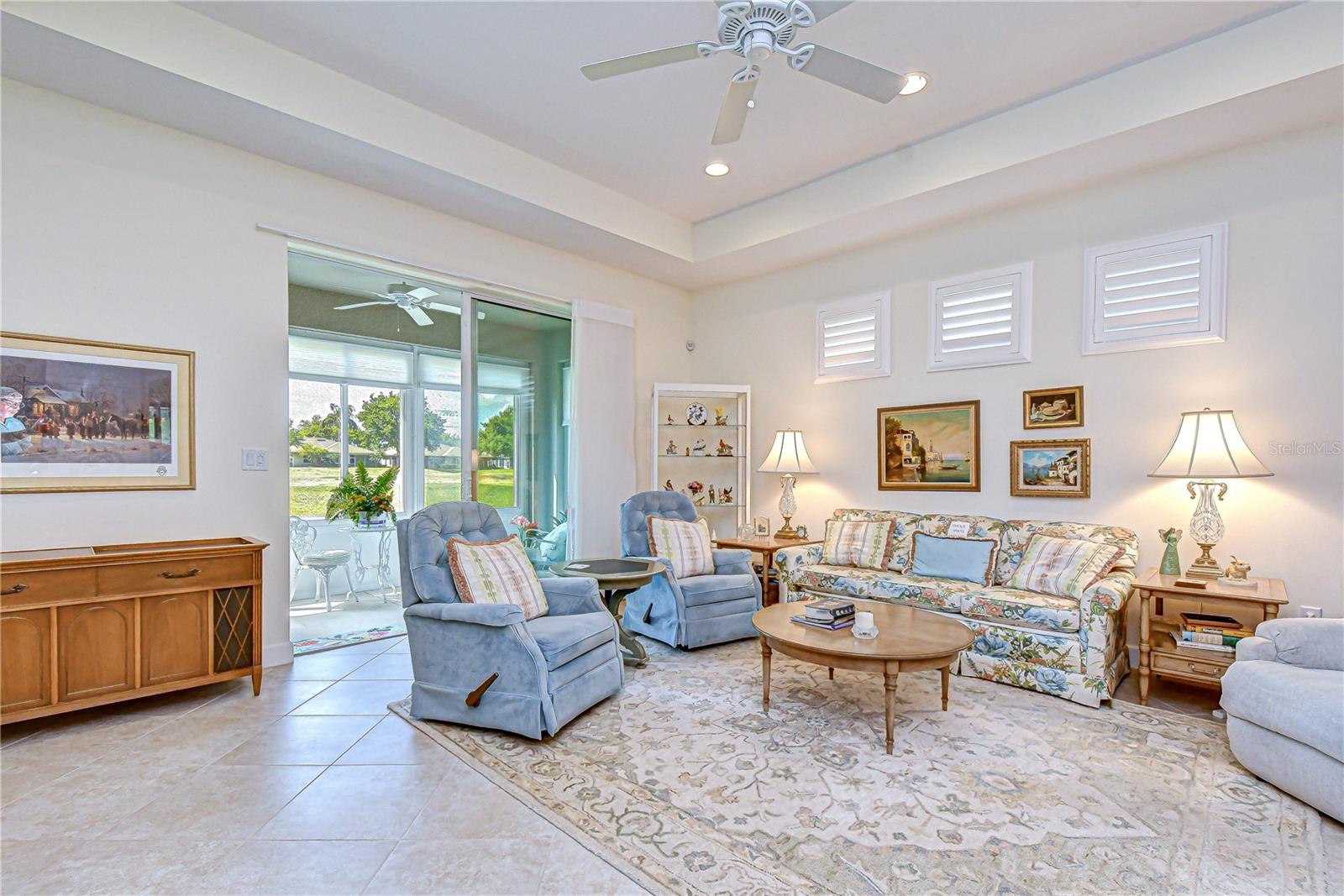 Open layout ideal for entertaining.