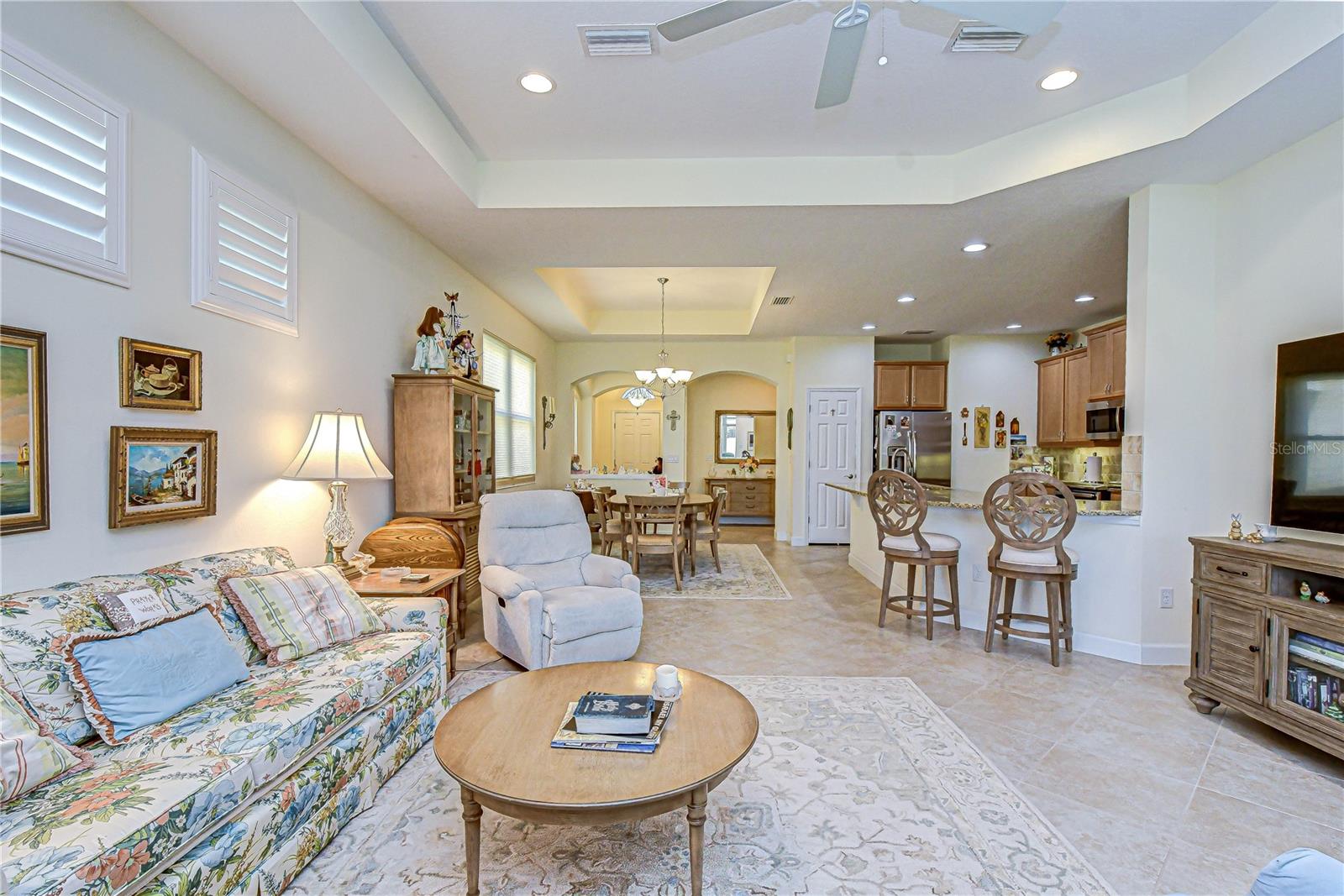 Bright and inviting main living space.