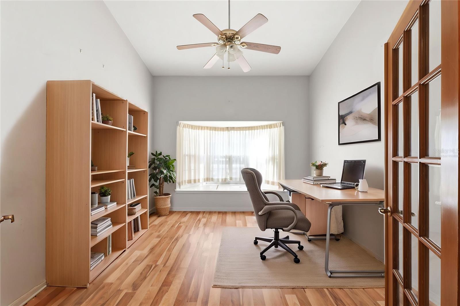 Office/Den Virtually Staged