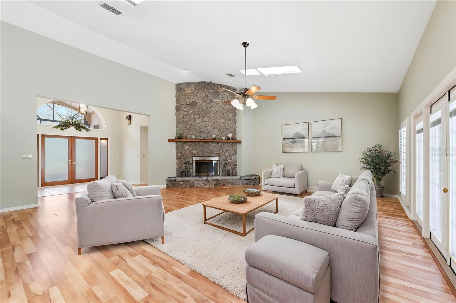 Living Room Virtually Staged