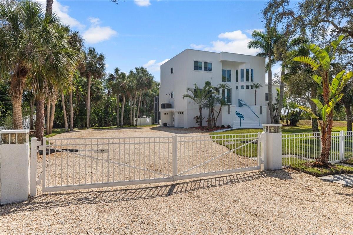 Gated driveway