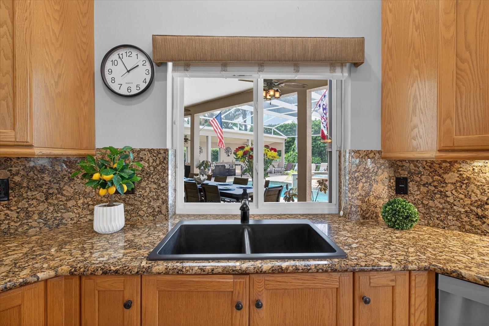 Pass through Window to Lanai