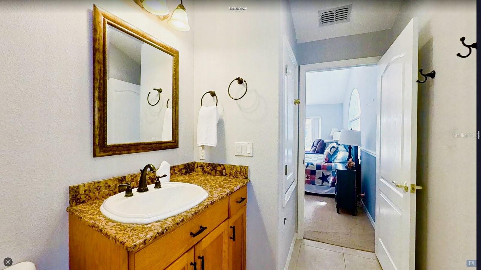 4th bathroom attached to the Bonus Room