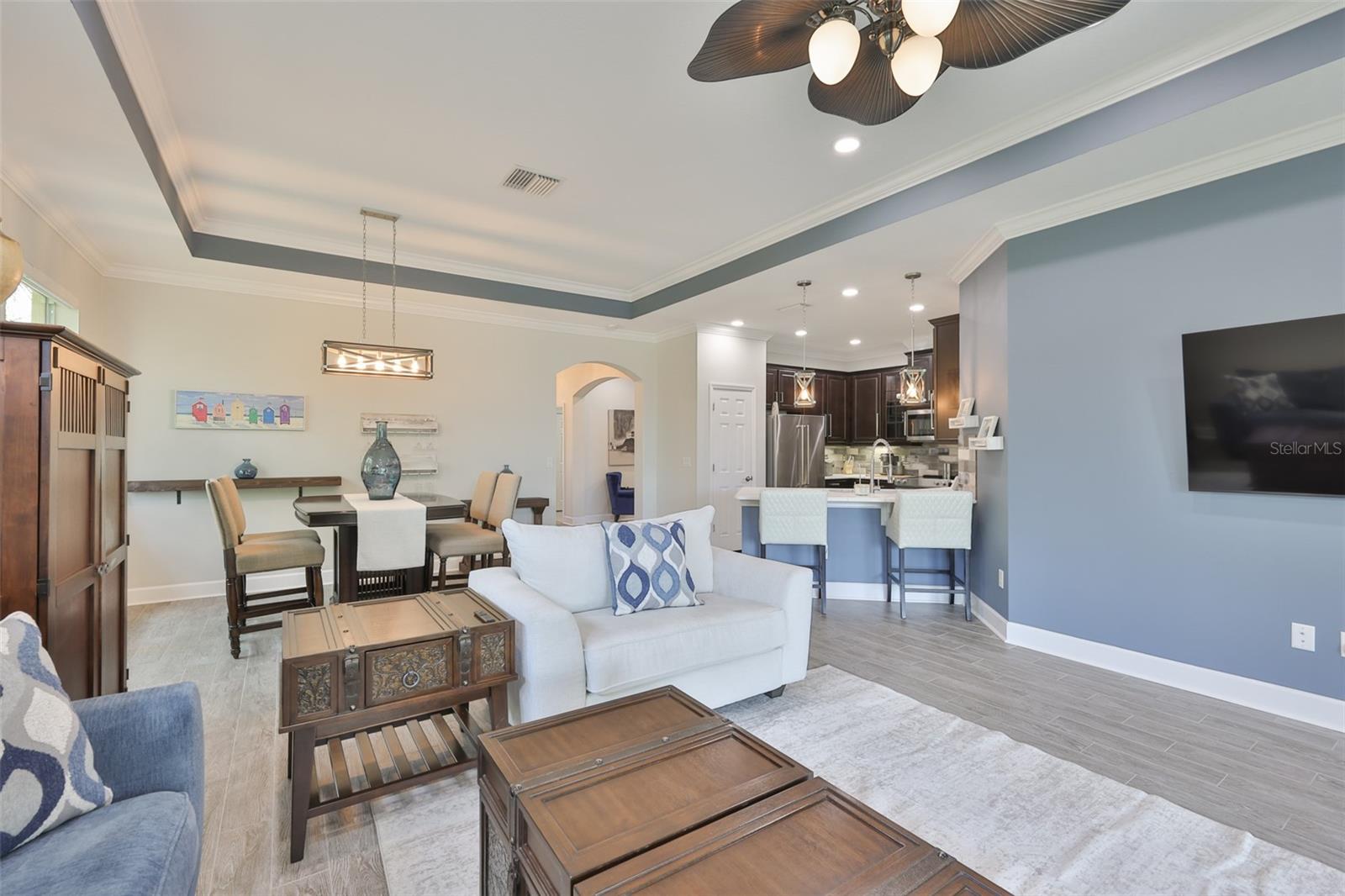 Plenty of room to entertain or simply enjoy Florida living.  Remember:  EVERYTHING conveys with the home.