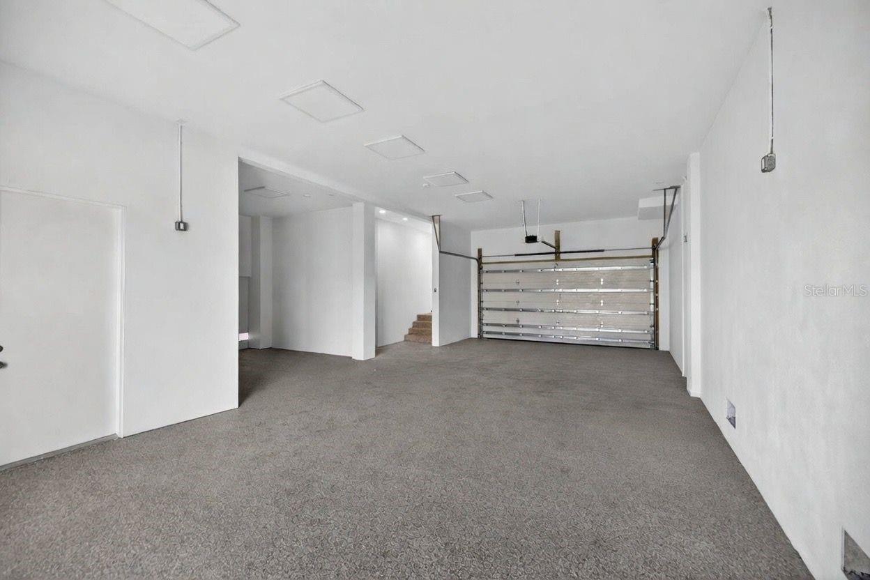 5 car tandem garage plus storage.