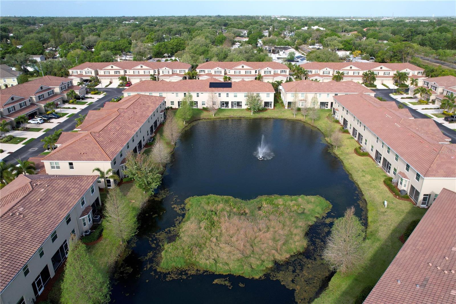 Aerial Pond View