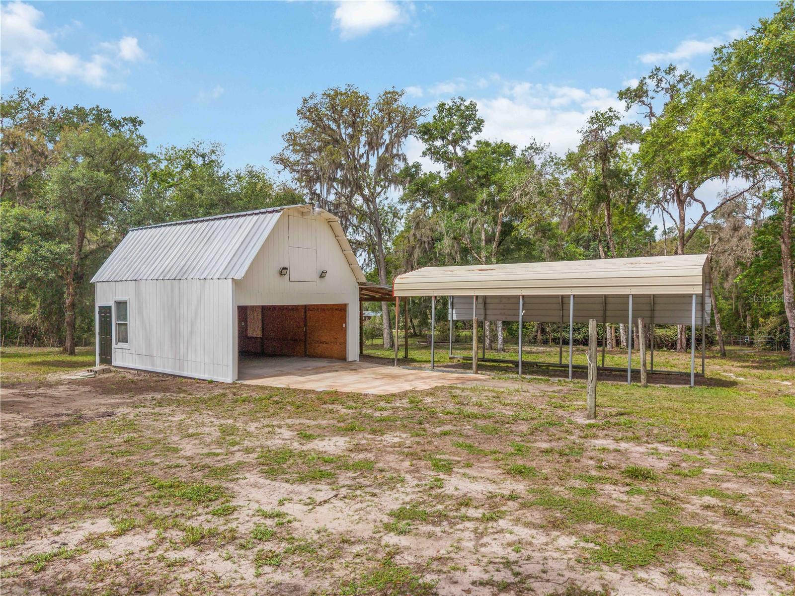 Workshop and RV- Carport