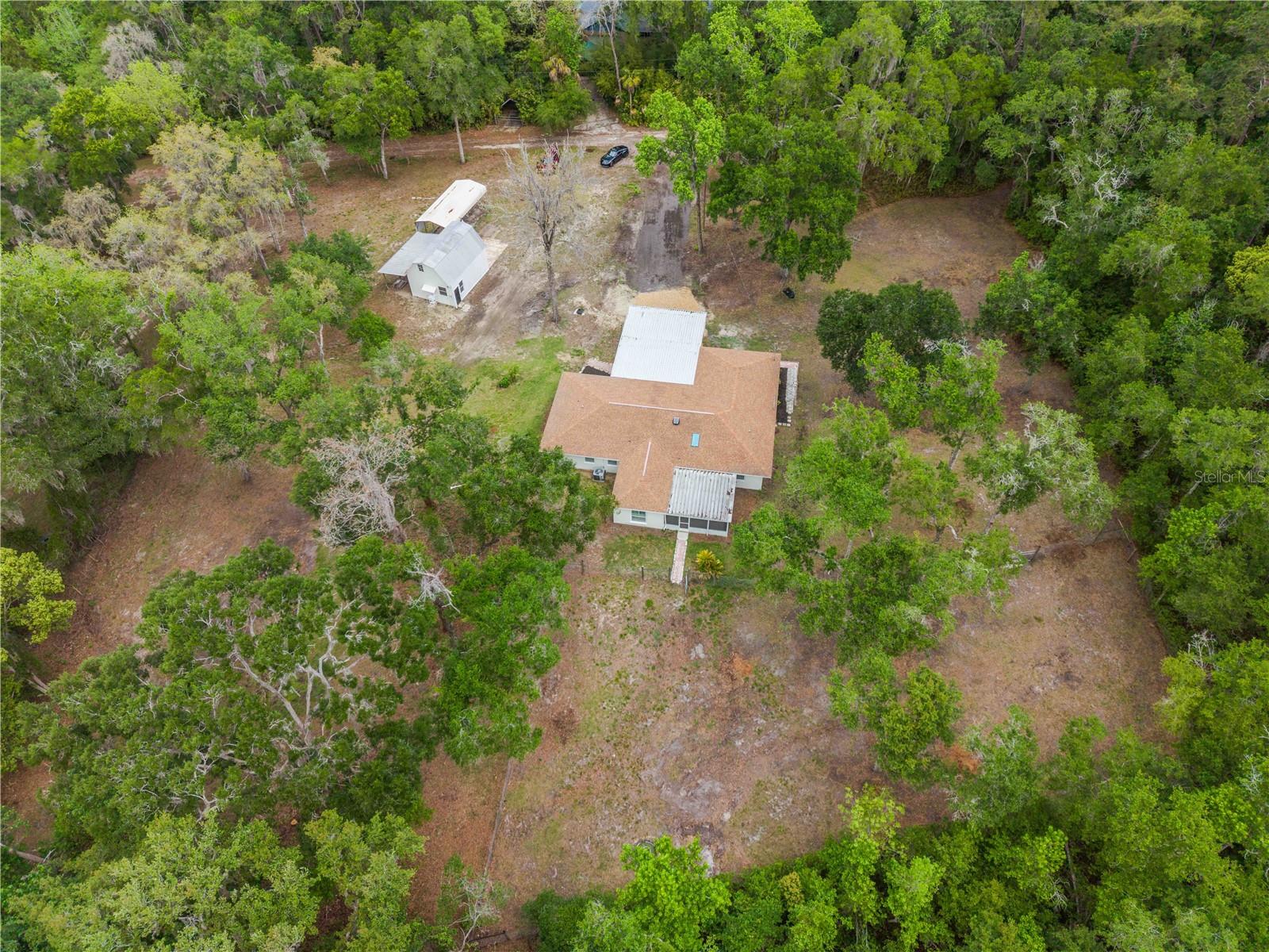 Aerial View of Property