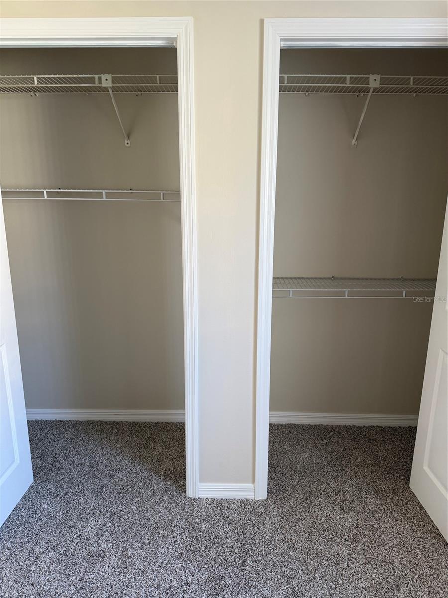 master bedroom double closet