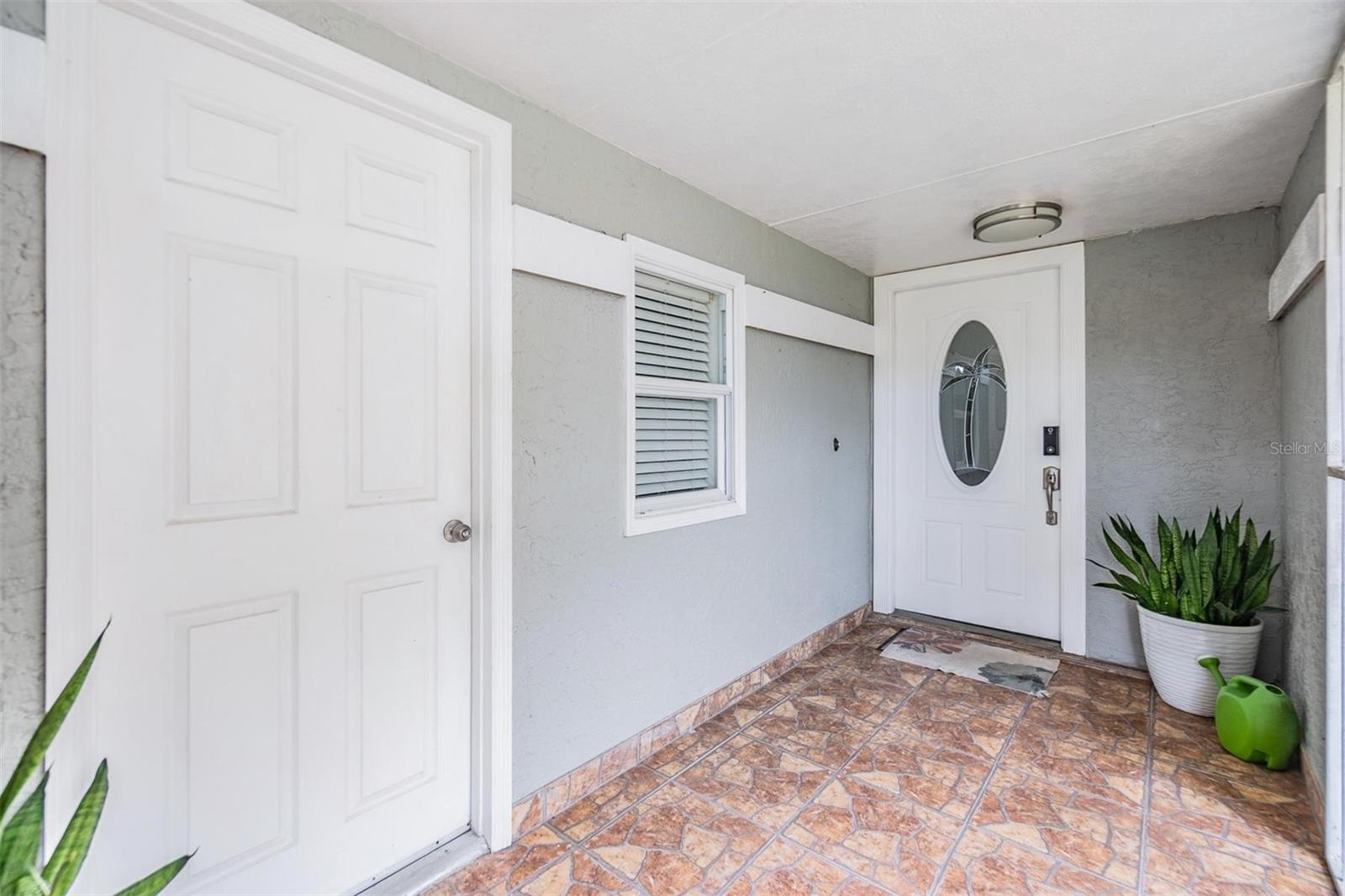 Attached Unit entrance