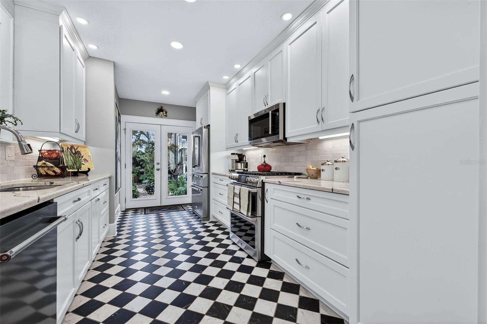 A Bright, Galley-Style Chef's Kitchen