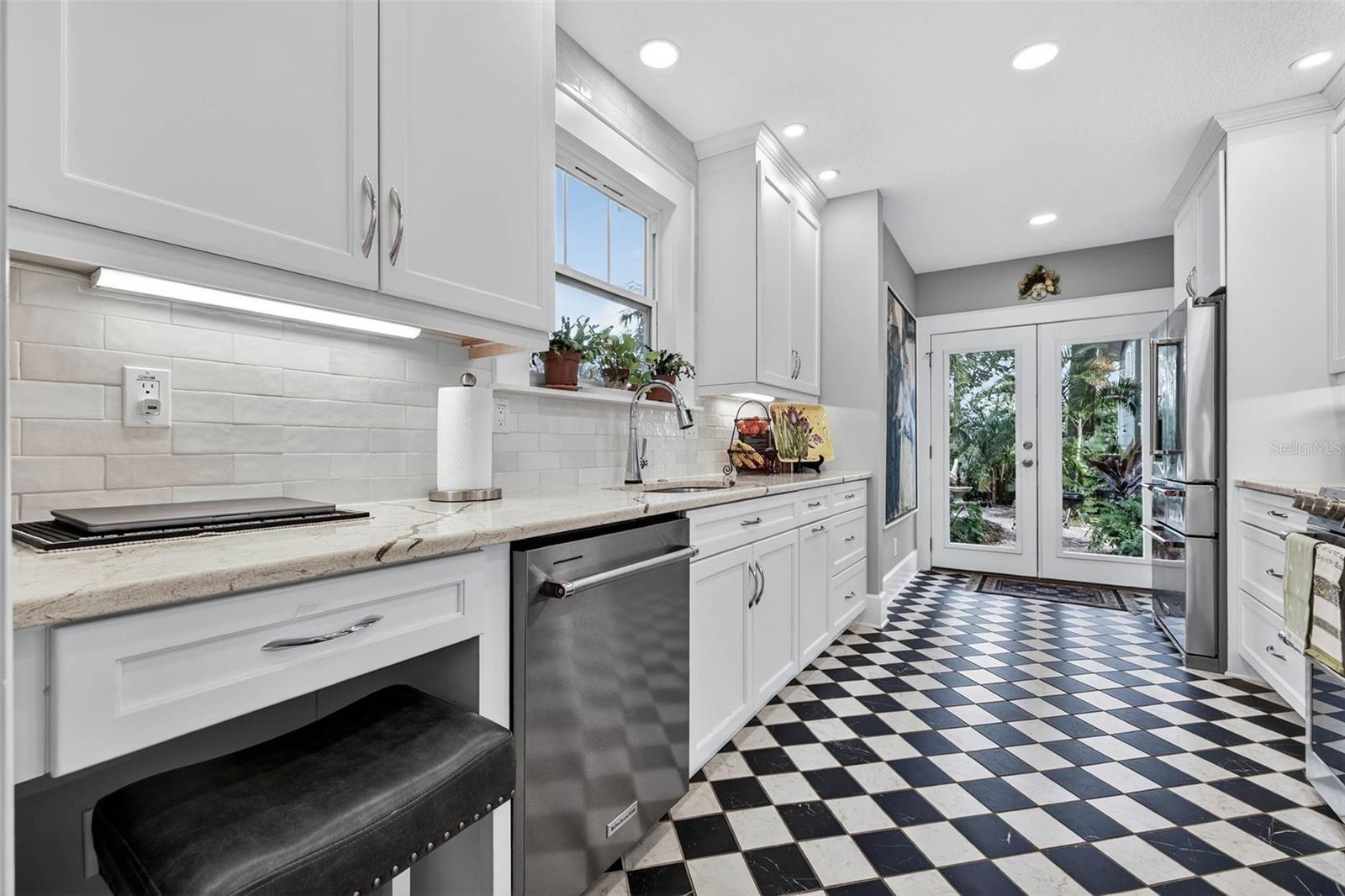 Classic Checkerboard Flooring