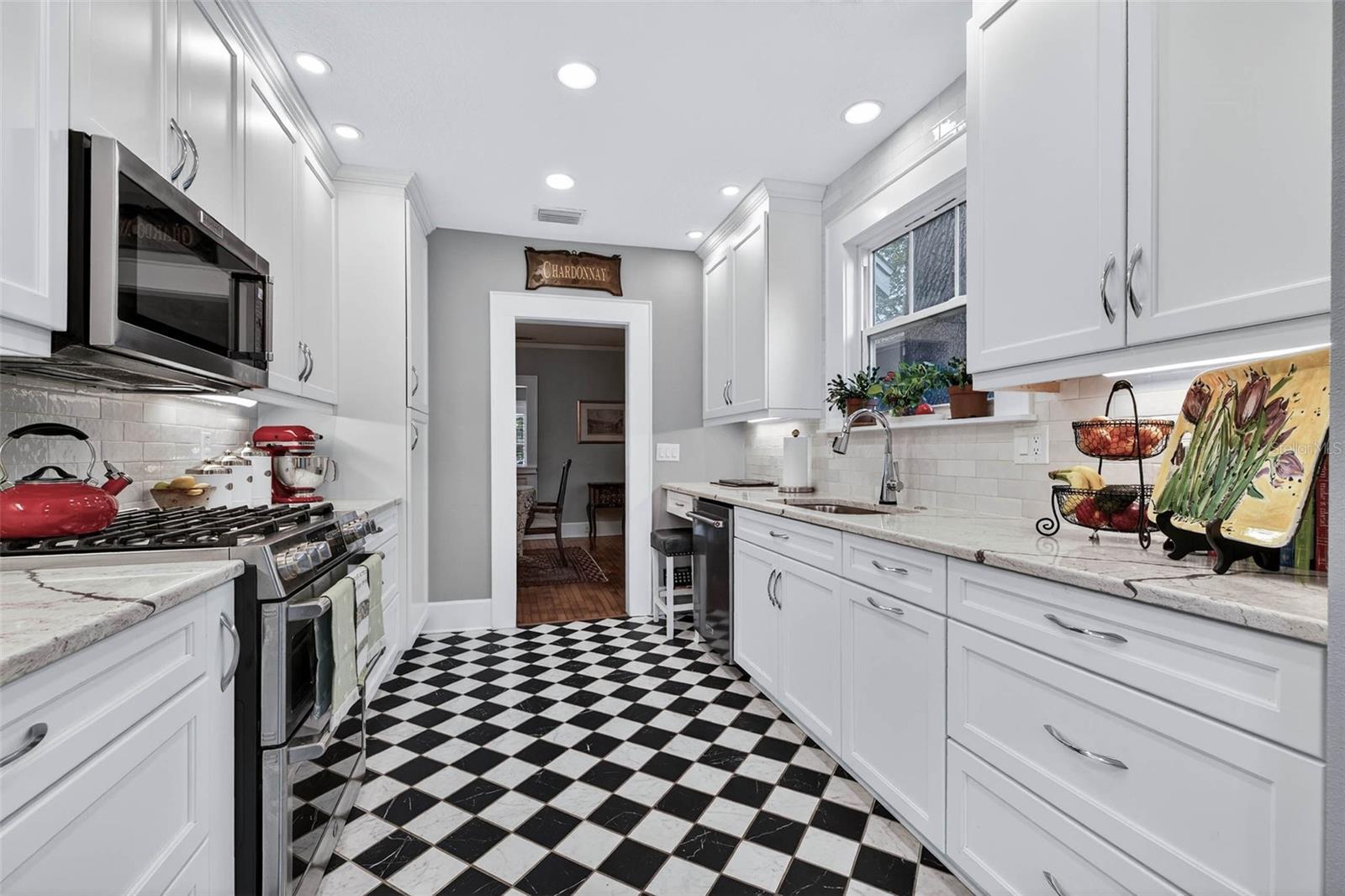 Sleek White Cabinetry