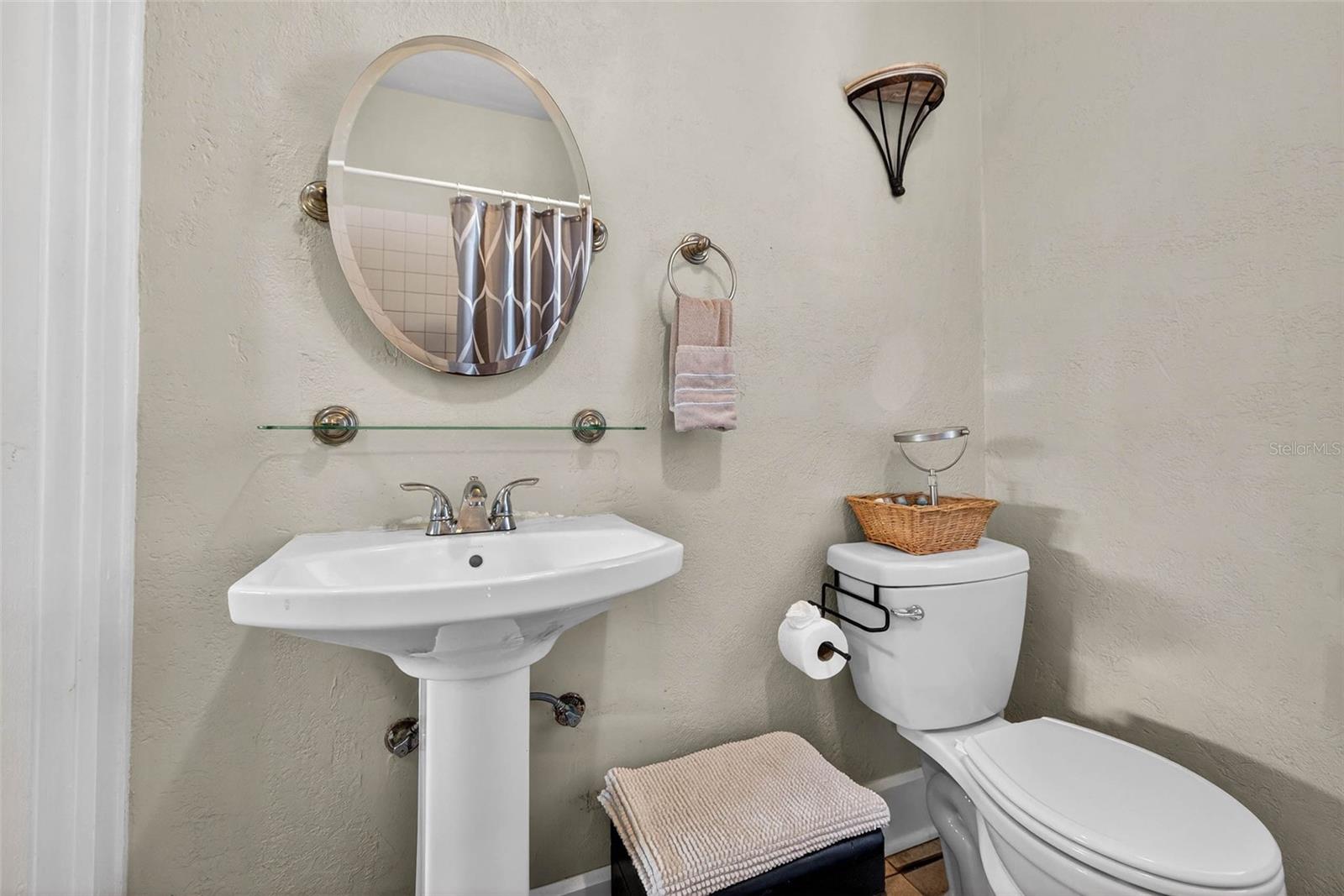 Bathroom with Pedestal Sink