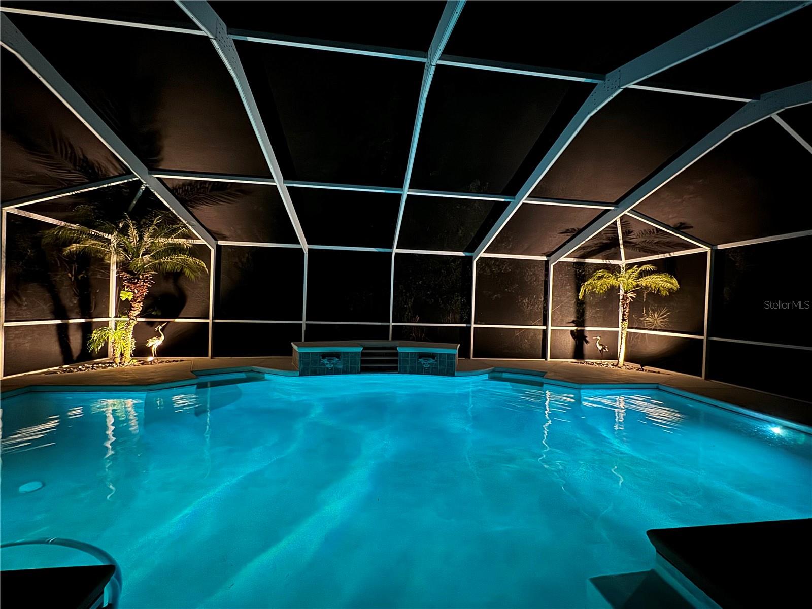 Illuminated night view