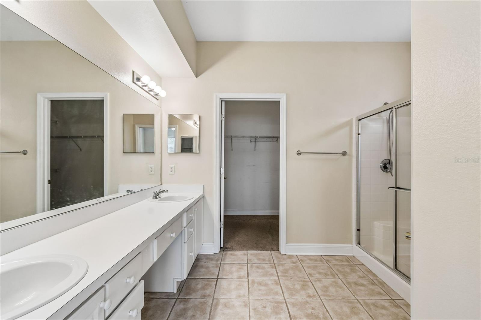 Primary Bathroom w/Double Vanities